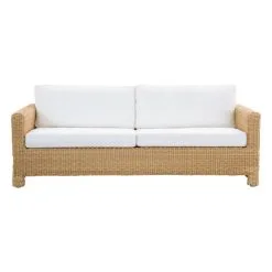 Sika-Design Carrie Sofa, Natural - White -Outdoor textiles Sales 9355U Carrie cushion front