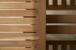 Carl Hansen & Søn AH902 Outdoor Dining Table, 100 X 98,5 Cm, Teak -Outdoor textiles Sales AH502 AH901 teak untreated