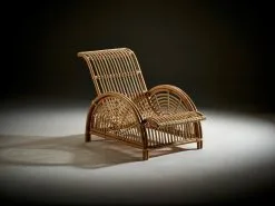Sika-Design Paris Lounge Chair, Natural Rattan -Outdoor textiles Sales AJ 11 SU Paris chair natural