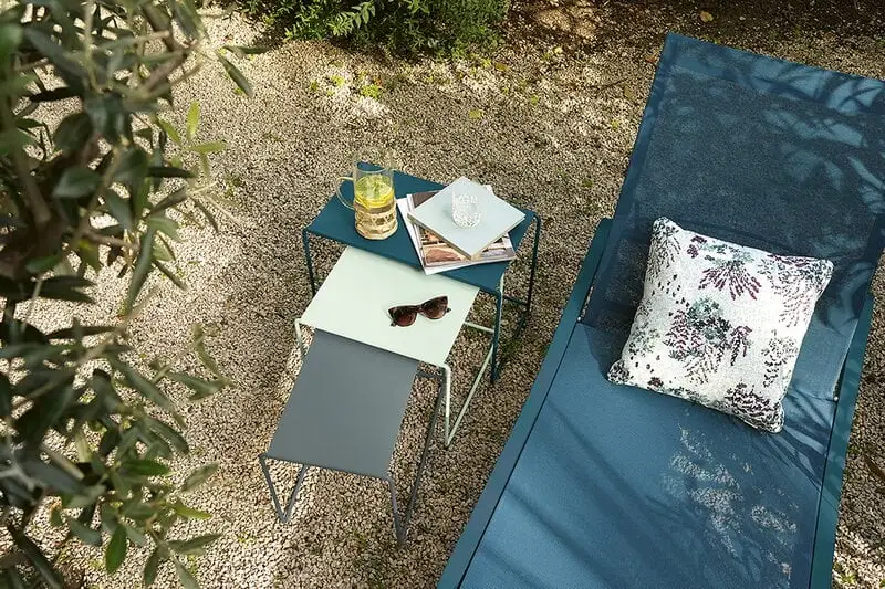 Fermob Oulala Nesting Table, Set Of 3, Retro Bouquet 8 Fermob Oulala Nesting Table, Set Of 3, Retro Bouquet - Image 6