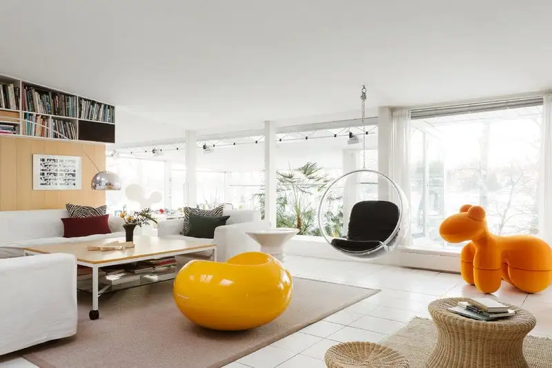 Eero Aarnio Originals Pastil Chair, Yellow 7 Eero Aarnio Originals Pastil Chair, Yellow - Image 5