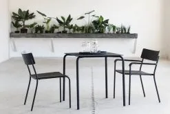 Serax August Table, Black -Outdoor textiles Sales B5019004B 6