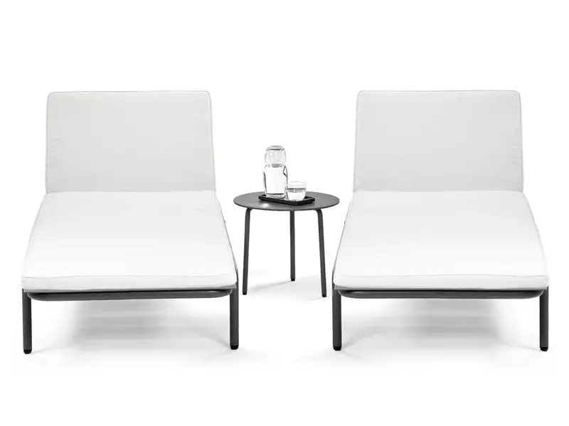 Serax August Sun Lounger Cushion, White 4 Serax August Sun Lounger Cushion, White - Image 2