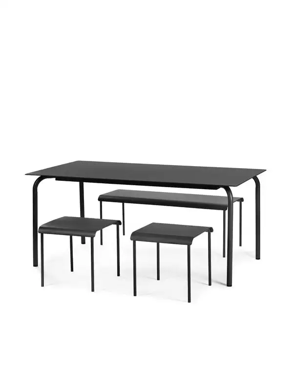 Serax August Dining Table, 170 X 90 Cm, Black 4 Serax August Dining Table, 170 X 90 Cm, Black - Image 2