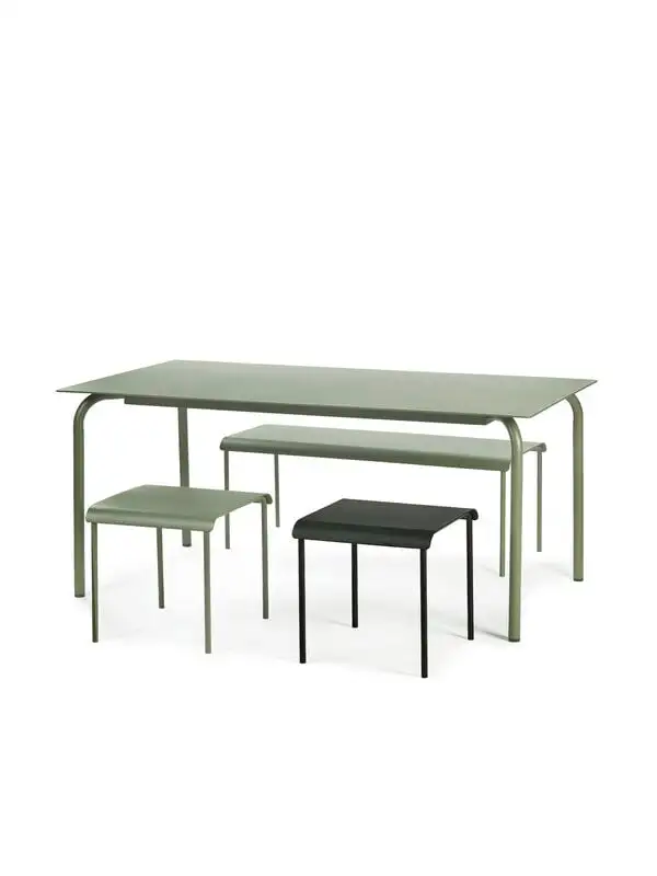 Serax August Dining Table, 170 X 90 Cm, Green 4 Serax August Dining Table, 170 X 90 Cm, Green - Image 2