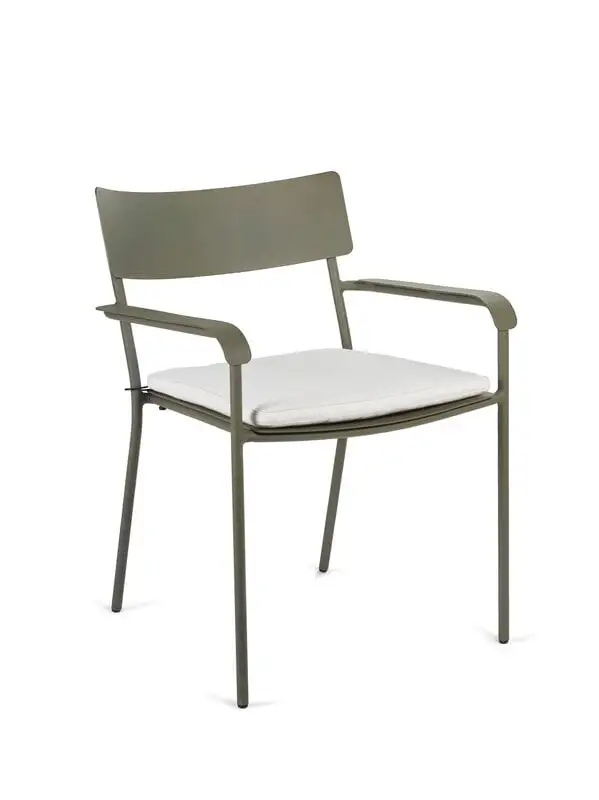 Serax August Chair Cushion, Wide, White 5 Serax August Chair Cushion, Wide, White - Image 3