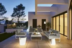 Fermob Bellevie Low Table, Liquorice -Outdoor textiles Sales BALAD INOUI BELLEVIE AIX ALBUM2023 ANTHONY LANNERETONNE 4