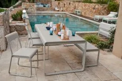 Fermob Bellevie Chair, Storm Grey 13 Fermob Bellevie Chair, Storm Grey -Outdoor textiles Sales BELLEVIE BALAD BAMBOO CUUB GRIS ARGILE DOMAINE SAINT SAUVEUR VISUEL2022 TOM WATSON 1 1