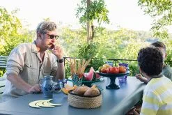 Fermob Bellevie Table, 196 X 90 Cm, Cactus -Outdoor textiles Sales BELLEVIE GRIS ORAGE ENVIE D AILLEURS MONTELIMAR ALBUM2021 AURELIE LECUYER 2 1