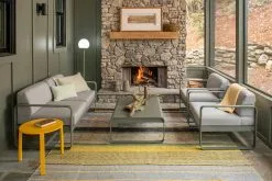 Fermob Bellevie 2-seater Sofa, Storm Grey - Flannel Grey -Outdoor textiles Sales BELLEVIE ROMARIN SHOOTING US VISUEL2020 REDIM 2
