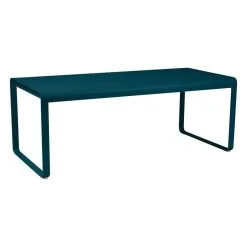 Fermob Bellevie Table, 196 X 90 Cm, Acapulco Blue