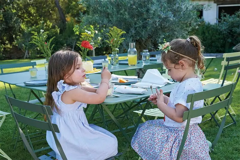 Fermob Bistro Table, 97 X 57 Cm, Cactus 6 Fermob Bistro Table, 97 X 57 Cm, Cactus - Image 4