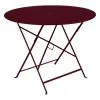 Fermob Bistro Table, 96 Cm, Black Cherry 2 Fermob Bistro Table, 96 Cm, Black Cherry -Outdoor textiles Sales BISTRO TABLE D96 Black Cherry ee