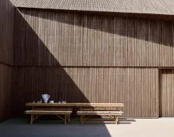 Carl Hansen & Søn BM1871 Bench Cushion, Off-white -Outdoor textiles Sales BM1771 teak BM1871 teak cushion 2