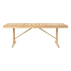 Carl Hansen & Søn BM1771 Table, Teak -Outdoor textiles Sales BM1771 teak untreated front