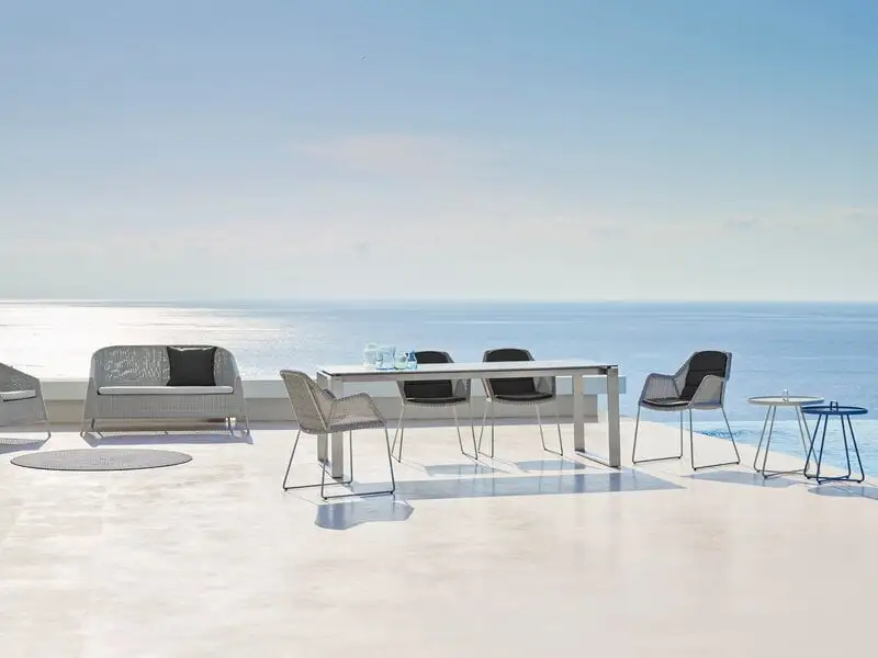 Cane-line Divine Cushion, 50 X 50 X 12 Cm, Grey 4 Cane-line Divine Cushion, 50 X 50 X 12 Cm, Grey - Image 2