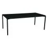 Fermob Calvi Table 195 X 95 Cm, Liquorice -Outdoor textiles Sales CALVI TABLE 195X95 REGLISSE