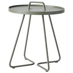 Cane-line On-the-move Table, Small, Dusty Green