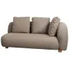 Cane-line Capture 2-seater Sofa, Left Module, Taupe 2 Cane-line Capture 2-seater Sofa, Left Module, Taupe -Outdoor textiles Sales CL55401AITT