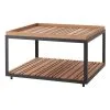 Cane-line Level Coffee Table, Large, Teak - Lava Grey 2 Cane-line Level Coffee Table, Large, Teak - Lava Grey -Outdoor textiles Sales Cane Line 5008AL P5008T ee