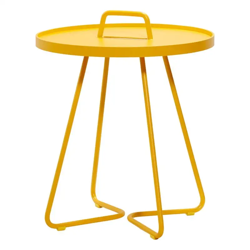 Cane-line On-the-move Table, Small, Yellow 3 Cane-line On-the-move Table, Small, Yellow
