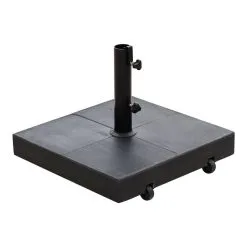 Cane-line Sunshade Parasol Base With Wheels, Black