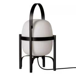 Santa & Cole Cesta Exterior Table Lamp, Black