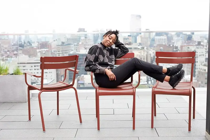 Fermob Luxembourg Armchair, Red Ochre 5 Fermob Luxembourg Armchair, Red Ochre - Image 3