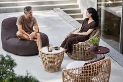 Cane-line On-the-move Table, Small, Bordeaux 13 Cane-line On-the-move Table, Small, Bordeaux -Outdoor textiles Sales Cozy bean bag chair nest round chair