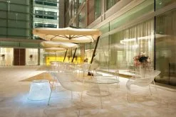 Emu Heaven Lounge Chair, Matt White -Outdoor textiles Sales EMU CtContract2020 Pag166 B Heaven