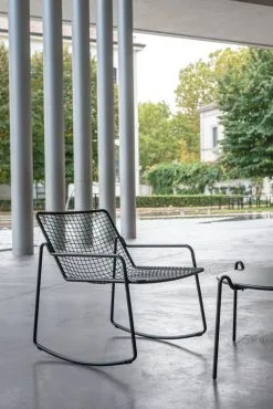 Emu Rio Swing Lounge Chair, Black -Outdoor textiles Sales EMU CtContract2020 Pag16 B RioR50