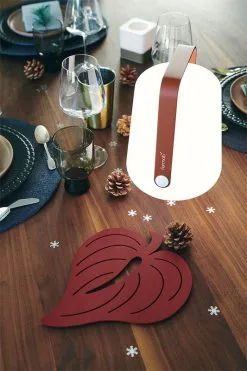 Fermob Balad Lamp 25 Cm, Red Ochre 11 Fermob Balad Lamp 25 Cm, Red Ochre -Outdoor textiles Sales ENVIE D AILLEURS LADY JANE BALAD SEBASTIEN EROME