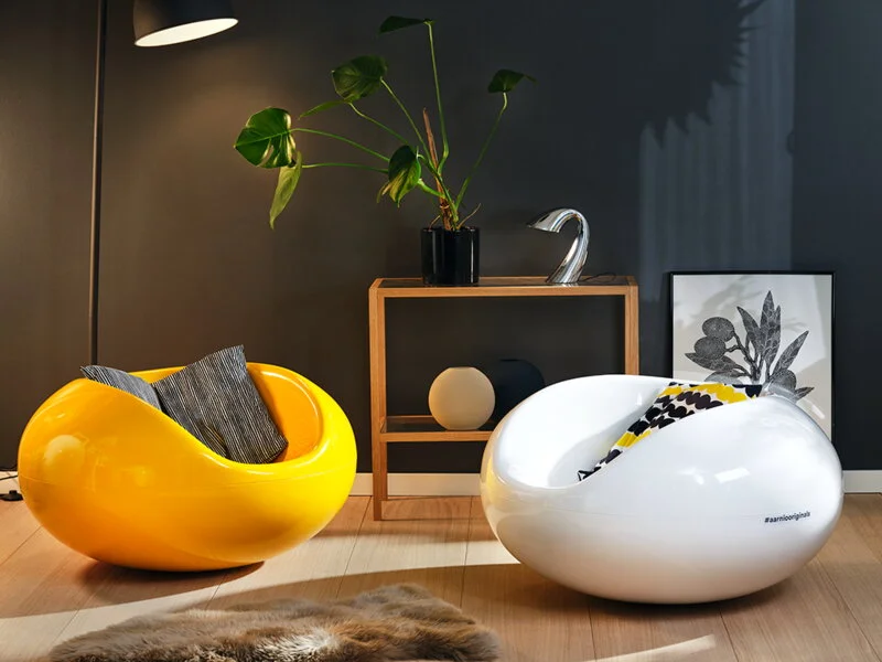 Eero Aarnio Originals Pastil Chair, Yellow 4 Eero Aarnio Originals Pastil Chair, Yellow - Image 2