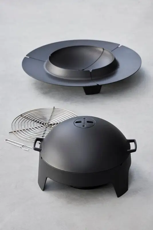 Cane-line Lid For Ember Fire Pit, Black 5 Cane-line Lid For Ember Fire Pit, Black - Image 3