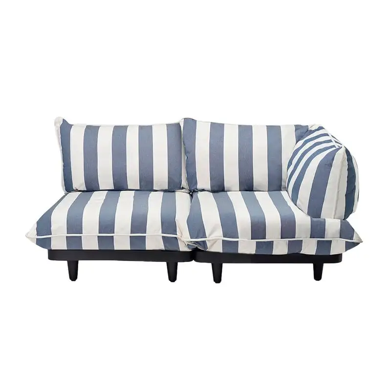 Fatboy Paletti Sofa, 2 Modules, Right, Stripe Ocean Blue 3 Fatboy Paletti Sofa, 2 Modules, Right, Stripe Ocean Blue