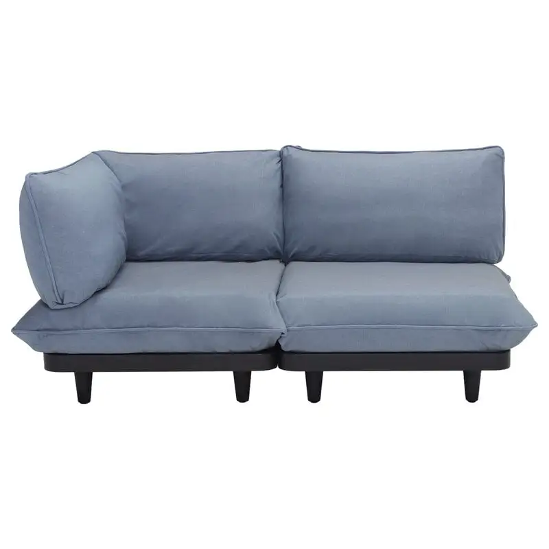 Fatboy Paletti Set Sofa, 2 Modules, Left, Storm Blue 3 Fatboy Paletti Set Sofa, 2 Modules, Left, Storm Blue