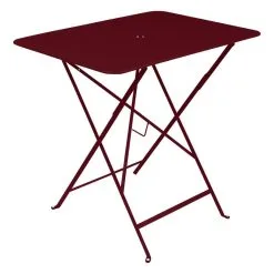 Fermob Bistro Table, 77 X 57 Cm, Black Cherry