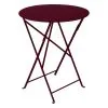 Fermob Bistro Table, 60 Cm, Black Cherry -Outdoor textiles Sales Fermob BISTRO TABLE D60 Black Cherry ee