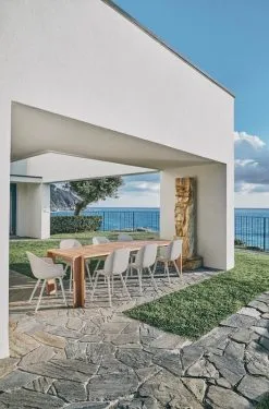 GUBI Atmosfera Table, 281 X 105 Cm, Teak -Outdoor textiles Sales GUBI Gubi Goes Al Fresco Atmosfera Beetle Bat