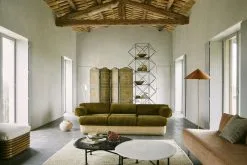 GUBI Carmel Coffee Table, 75 X 75 Cm, Black - Clam White -Outdoor textiles Sales GUBI SICILIA121410220863