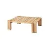 GUBI Atmosfera Coffee Table, 113 X 100 Cm, Teak -Outdoor textiles Sales Gubi 10086051 F3Q Atmosfera Coffee Table 110x105 ee 1