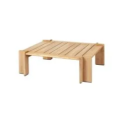 GUBI Atmosfera Coffee Table, 113 X 100 Cm, Teak