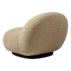 GUBI Pacha Outdoor Lounge Chair, Swivel Base, Chevron FR 022 9 GUBI Pacha Outdoor Lounge Chair, Swivel Base, Chevron FR 022 -Outdoor textiles Sales Gubi 10106329 B3Q Pacha Outdoor Lounge Chair Chevron Outdoor FR Camel 022