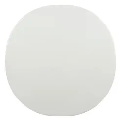 GUBI Carmel Coffee Table, 75 X 75 Cm, Black - Clam White -Outdoor textiles Sales Gubi 2023 DTL Carmel Medium 75x75 Clam White