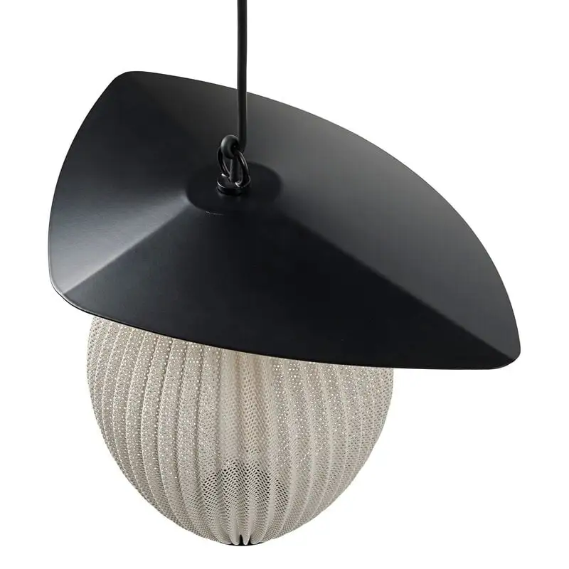 GUBI Satellite Outdoor Pendant, 27 Cm, Black - Cream White 8 GUBI Satellite Outdoor Pendant, 27 Cm, Black - Cream White - Image 6