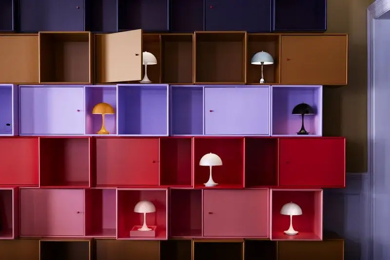 Louis Poulsen Panthella Portable V2 Table Lamp, Grey Opal 8 Louis Poulsen Panthella Portable V2 Table Lamp, Grey Opal - Image 6