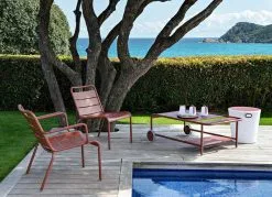 Fermob Luxembourg Low Armchair, Anthracite 11 Fermob Luxembourg Low Armchair, Anthracite -Outdoor textiles Sales LUXEMBOURG OCRE RAMATUELLE RESIDENTIAL DESIGNER2021 NICOLAS MATHEUS 2 4