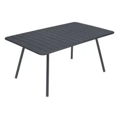 Fermob Luxembourg Table, 165 X 100 Cm, Anthracite