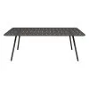 Fermob Luxembourg Table, 207 X 100 Cm, Liquorice 2 Fermob Luxembourg Table, 207 X 100 Cm, Liquorice -Outdoor textiles Sales LUXEMBOURG TABLE 207x100 REGLISSE