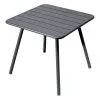 Fermob Luxembourg Table, 80 X 80 Cm, Anthracite -Outdoor textiles Sales LUXEMBOURG TABLE 80x80 4 legs antracite ee
